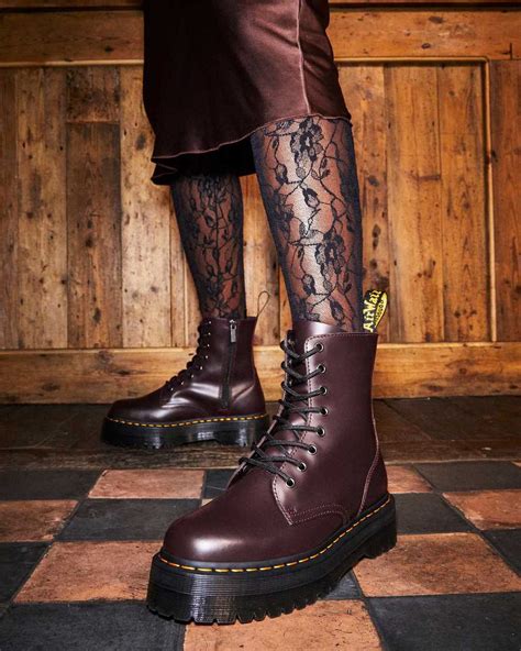 x dr martens leather boots gucci|Buy Jadon Smooth Leather Platform Boot 'Black' .